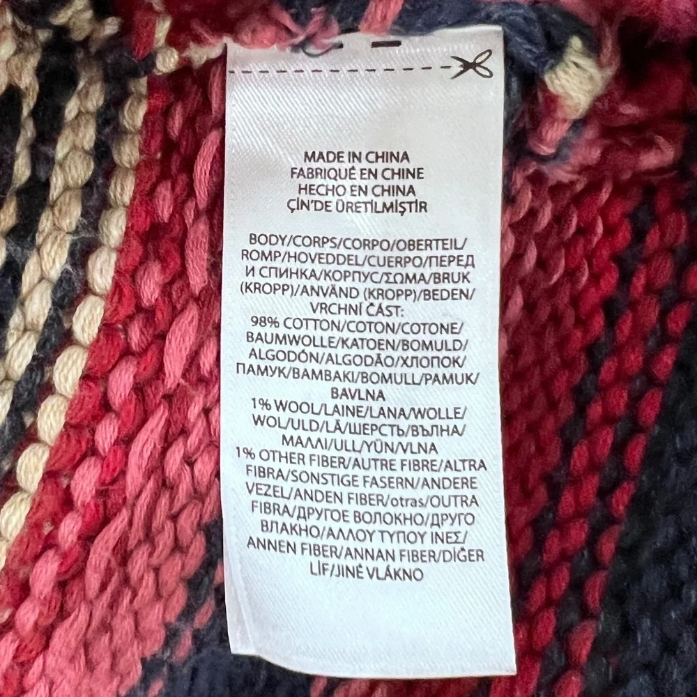 $898 Polo Ralph Lauren Small Hand Knit Beacon Cardigan Southwestern Serape Ranch - Picture 9 of 10